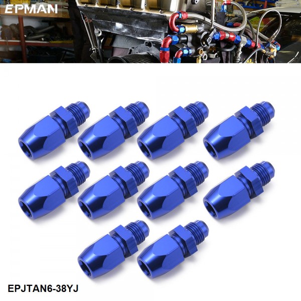 Epman Pcs An Male To Tube Hardline Fuel Line Fitting Adapter